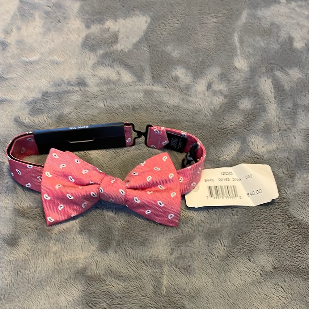 IZOD Pink Bow Tie
